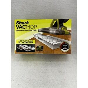 Shark VacMop Vac Mop Disposable Hard Floor Refill Pads 1‎ Box (10 Count)